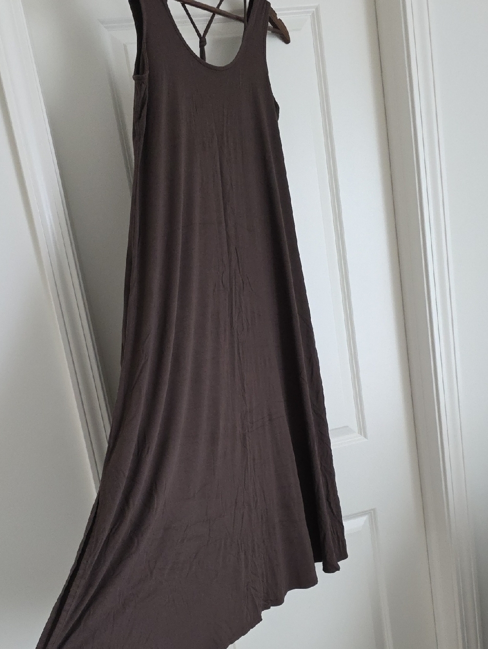 Women’s Brown A-Line Maxi Skirt